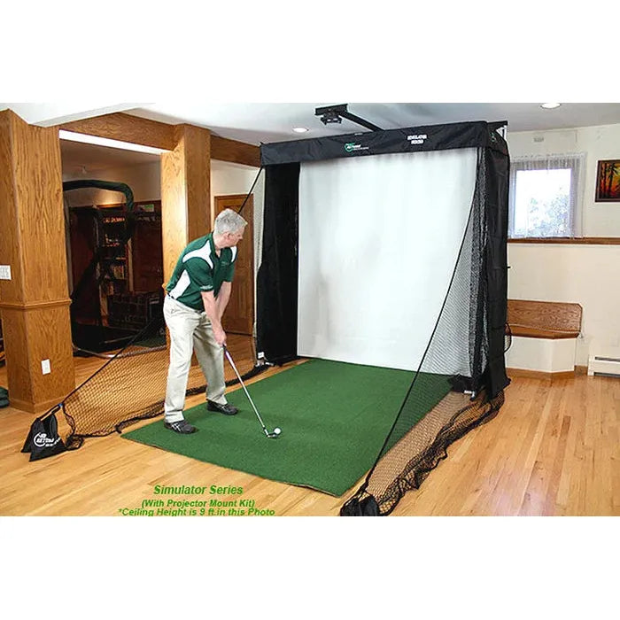 The Net Return - Simulator Series 12' Golf Enclosure Package