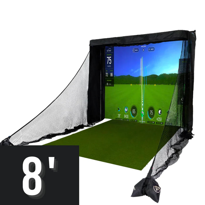 The Net Return - Simulator Series 8' Golf Enclosure Package