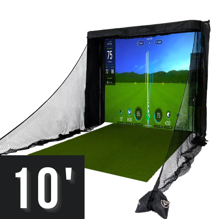 The Net Return - Simulator Series 10' Golf Enclosure Package