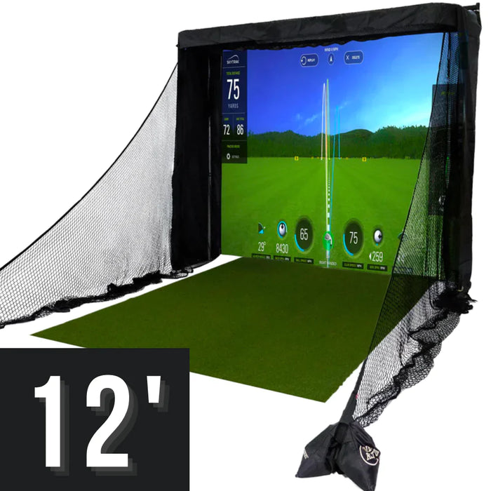 The Net Return - Simulator Series 12' Golf Enclosure Package