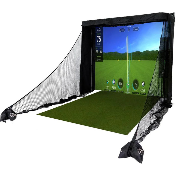 Golf Vector Simulator Series 8 Golf Simulator Bay + Pro Turf mat