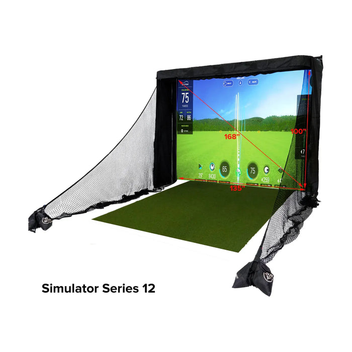 The Net Return - Simulator Series 12' Golf Enclosure Package